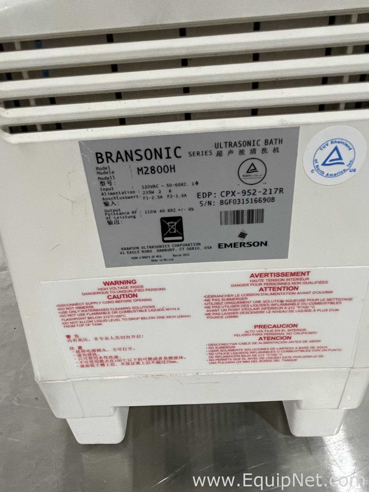 Banho Maria e Circulador Emerson M2800