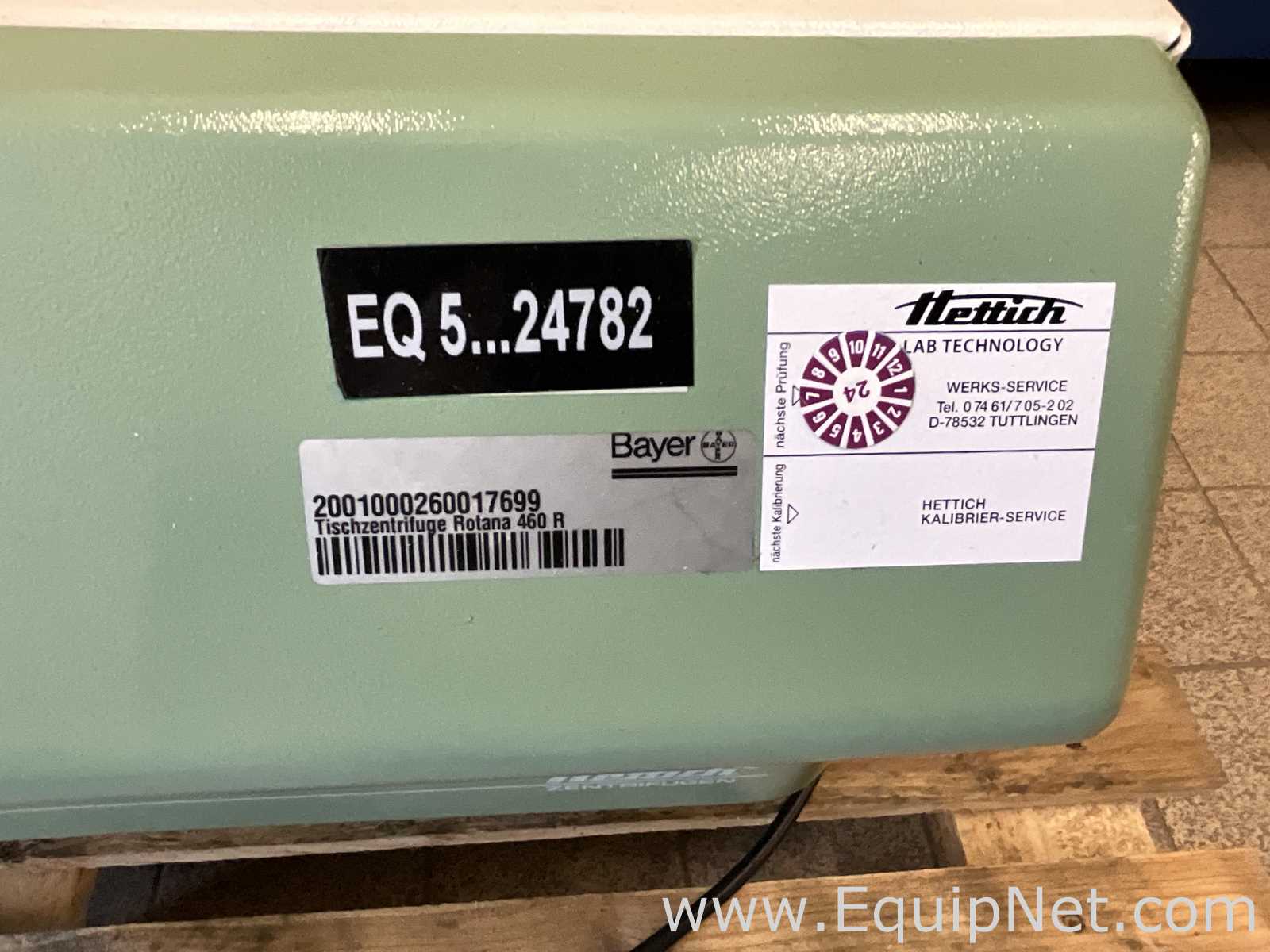 Centrífuga para Laboratórios Hettich Rotanta 460R