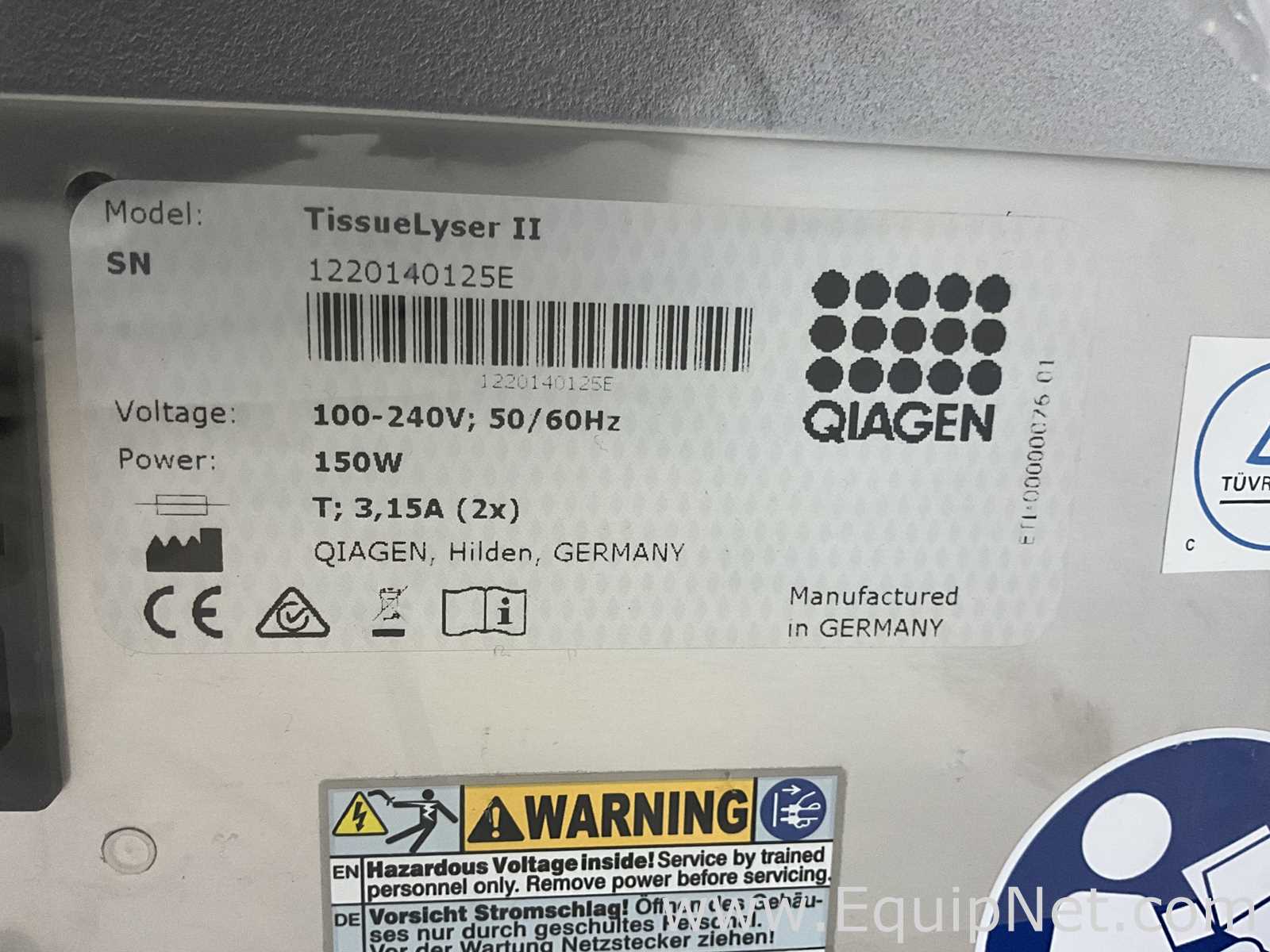 Procesador de Tejido Qiagen TissueLyser II. Sin usar