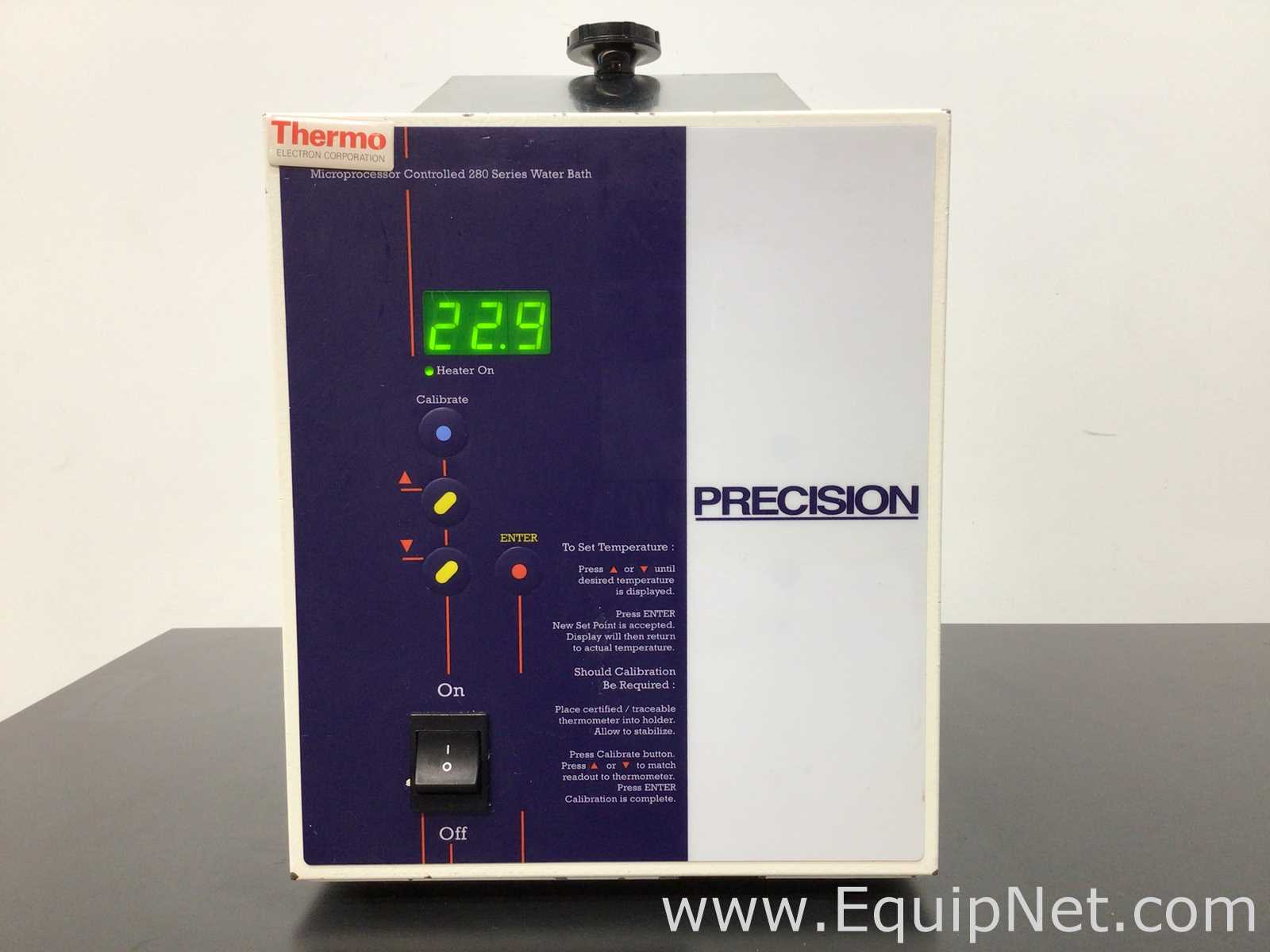 Thermo Electron Corporation Precision Microprocessor Controlled 280 Series Water Bath