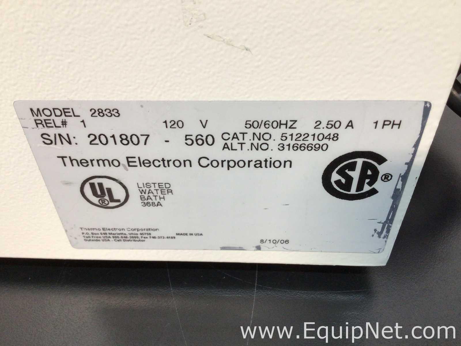 Thermo Electron Corporation Precision Microprocessor Controlled 280 Series Water Bath