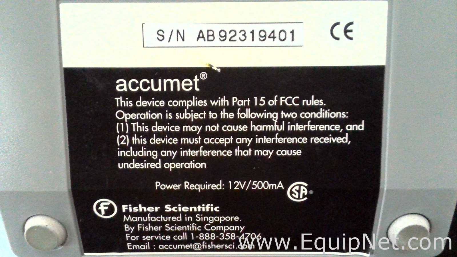Fisher Scientific AB15 pH Meter and 100 Syringe Pump