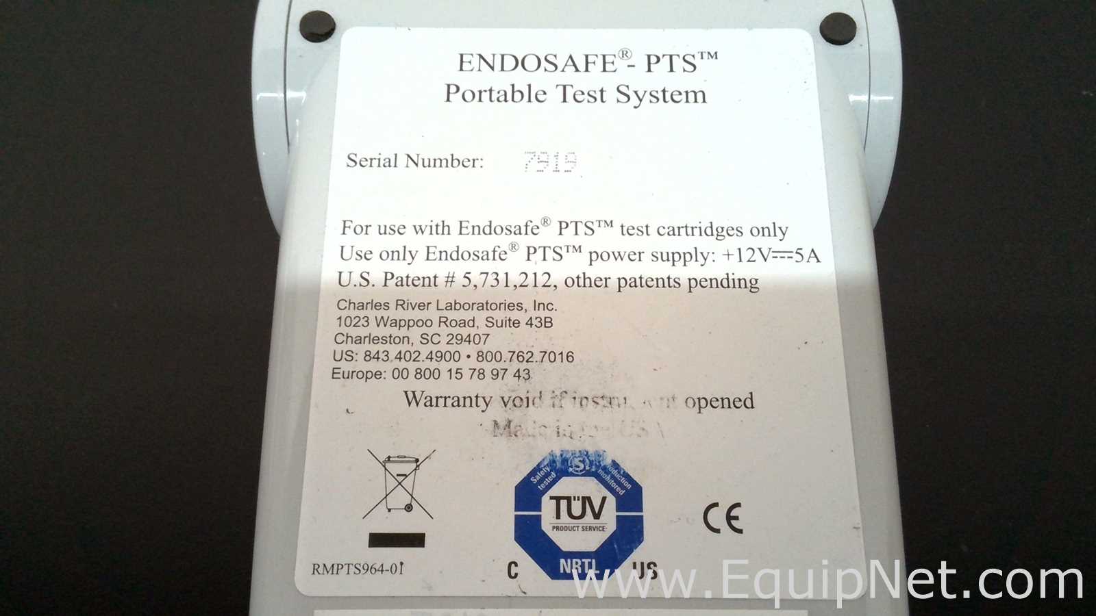 Charles River Labs Endosafe PTS Portable Test System