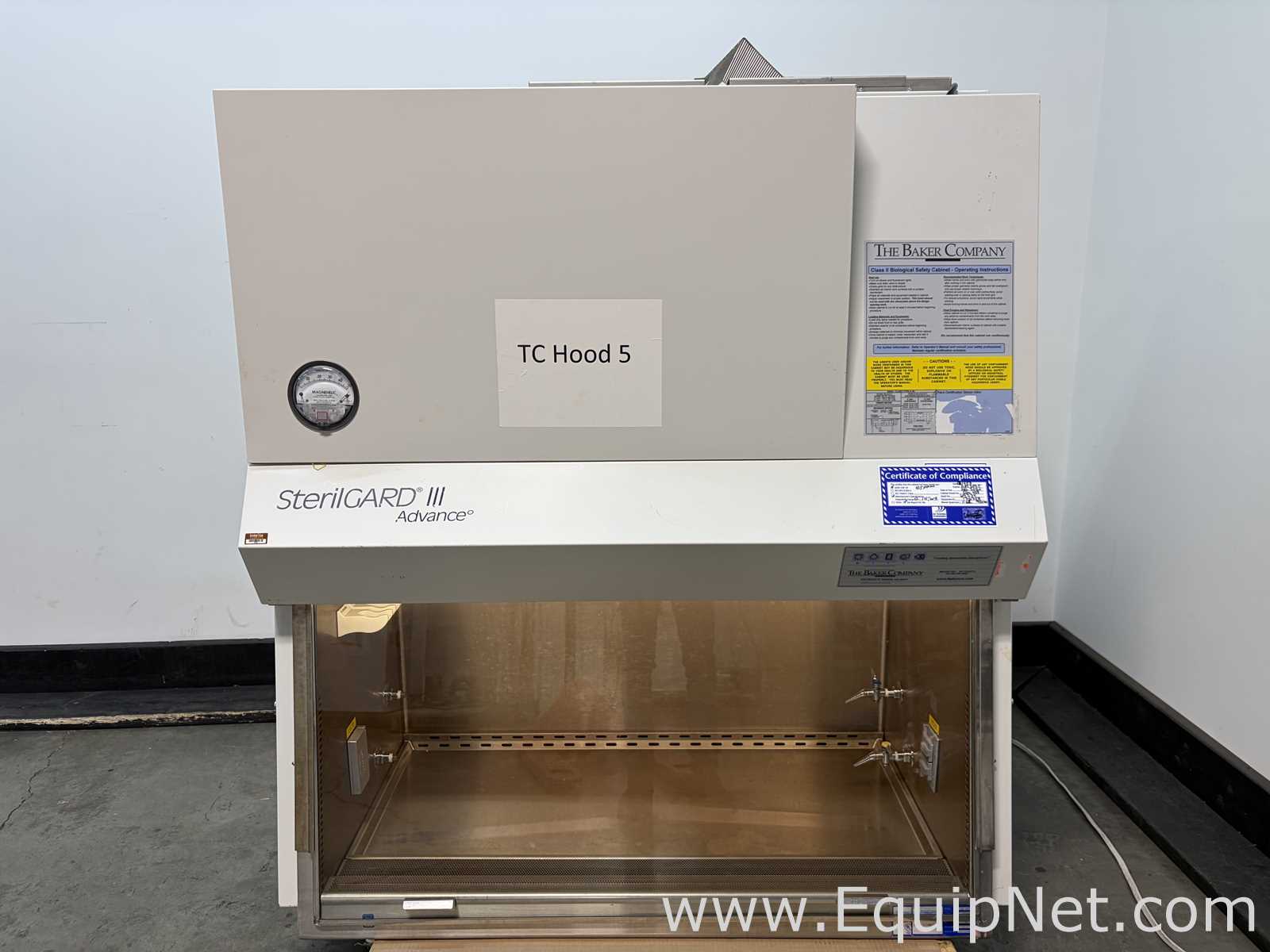 The Baker Company SG 403 SterilGARD III Advance Biological Safety Cabinet with Stand