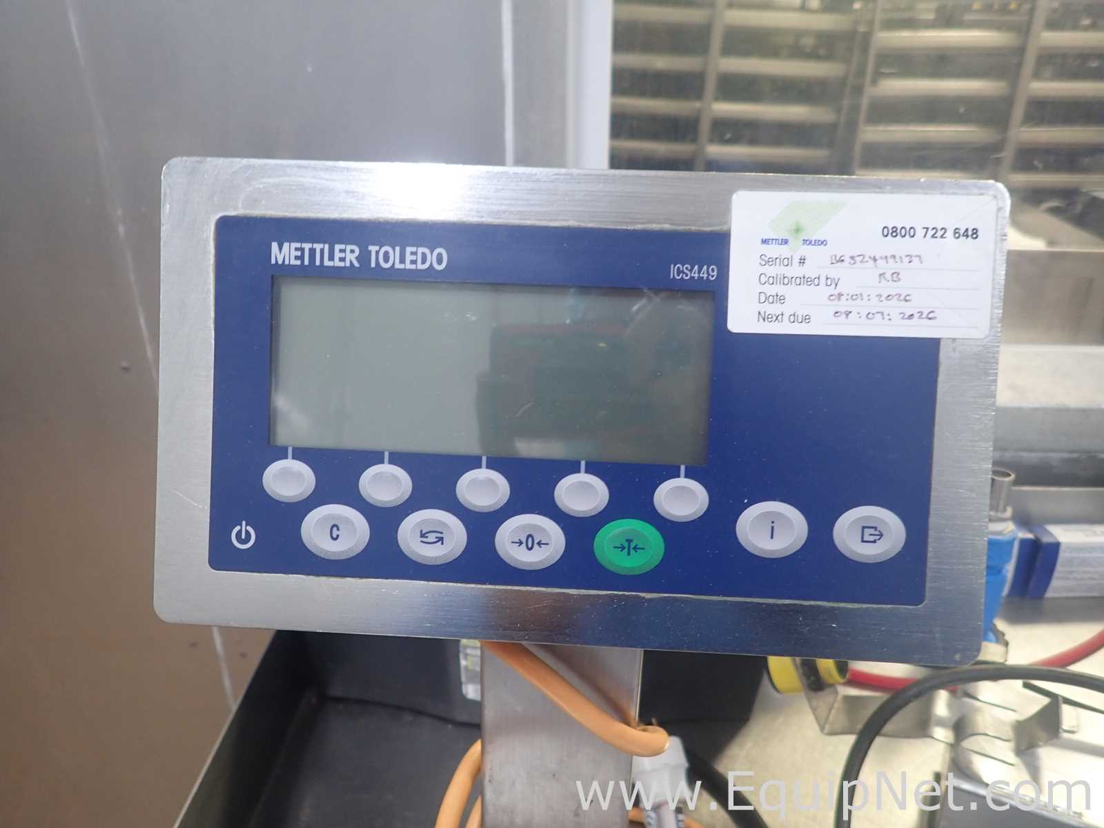 Mettler Toledo 20kg Scale with Mettler Toledo ICS449 Indicator