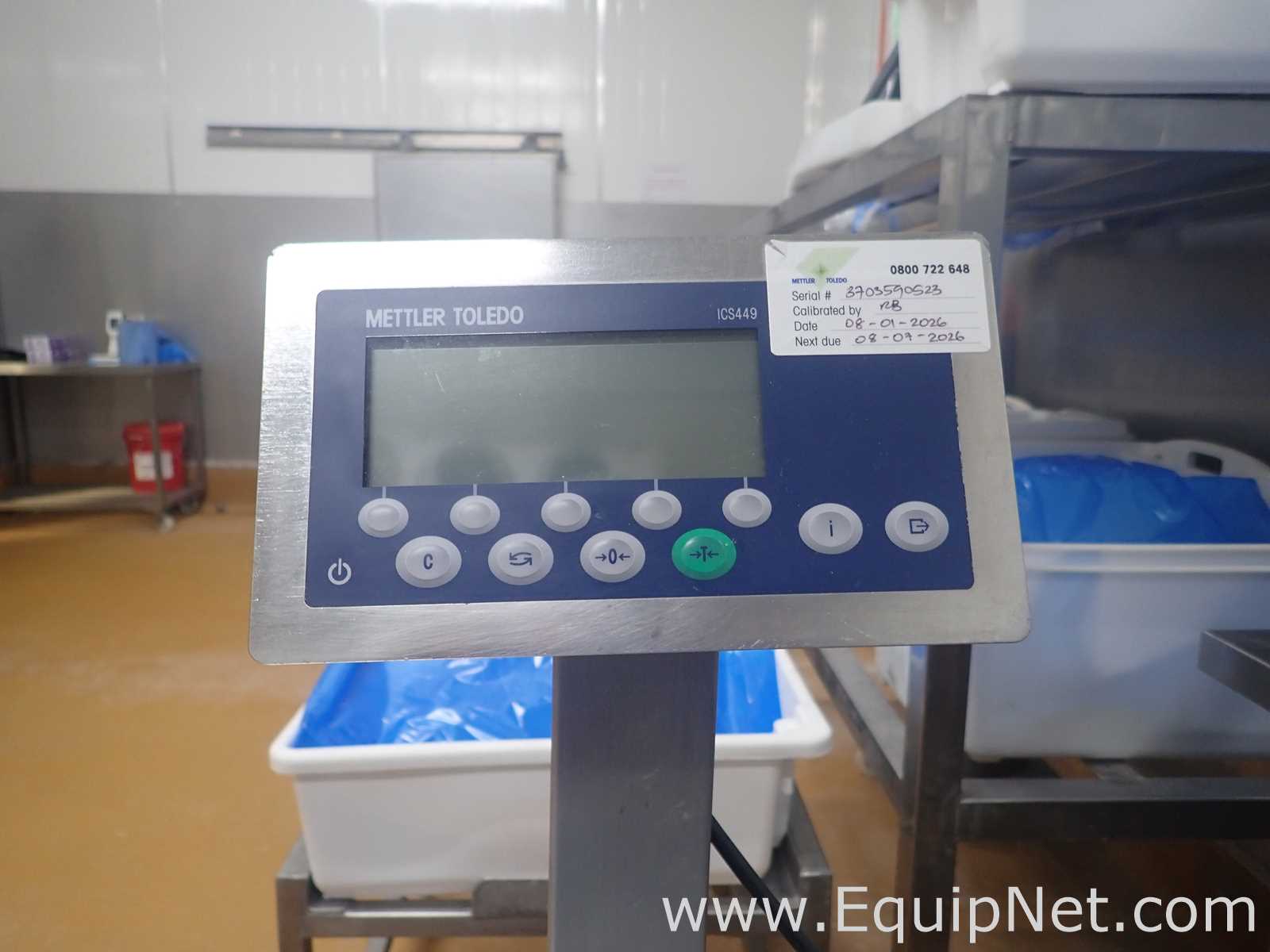 Mettler Toledo 50kg Scale with Mettler Toledo ICS449 Indicator