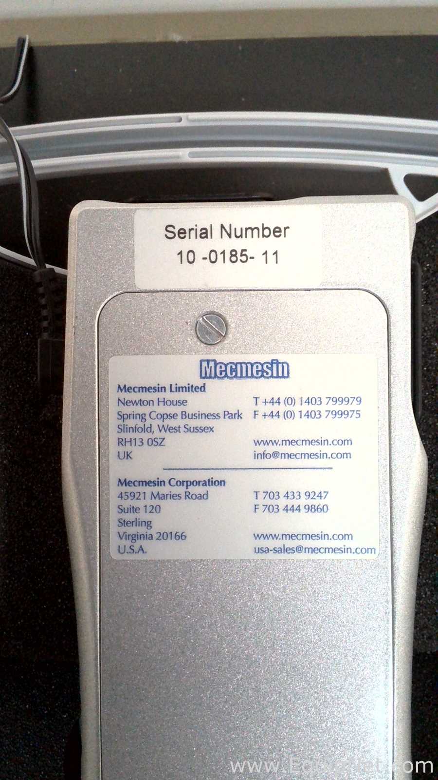 Calibrador Mecmesin Requisitos de Ar  