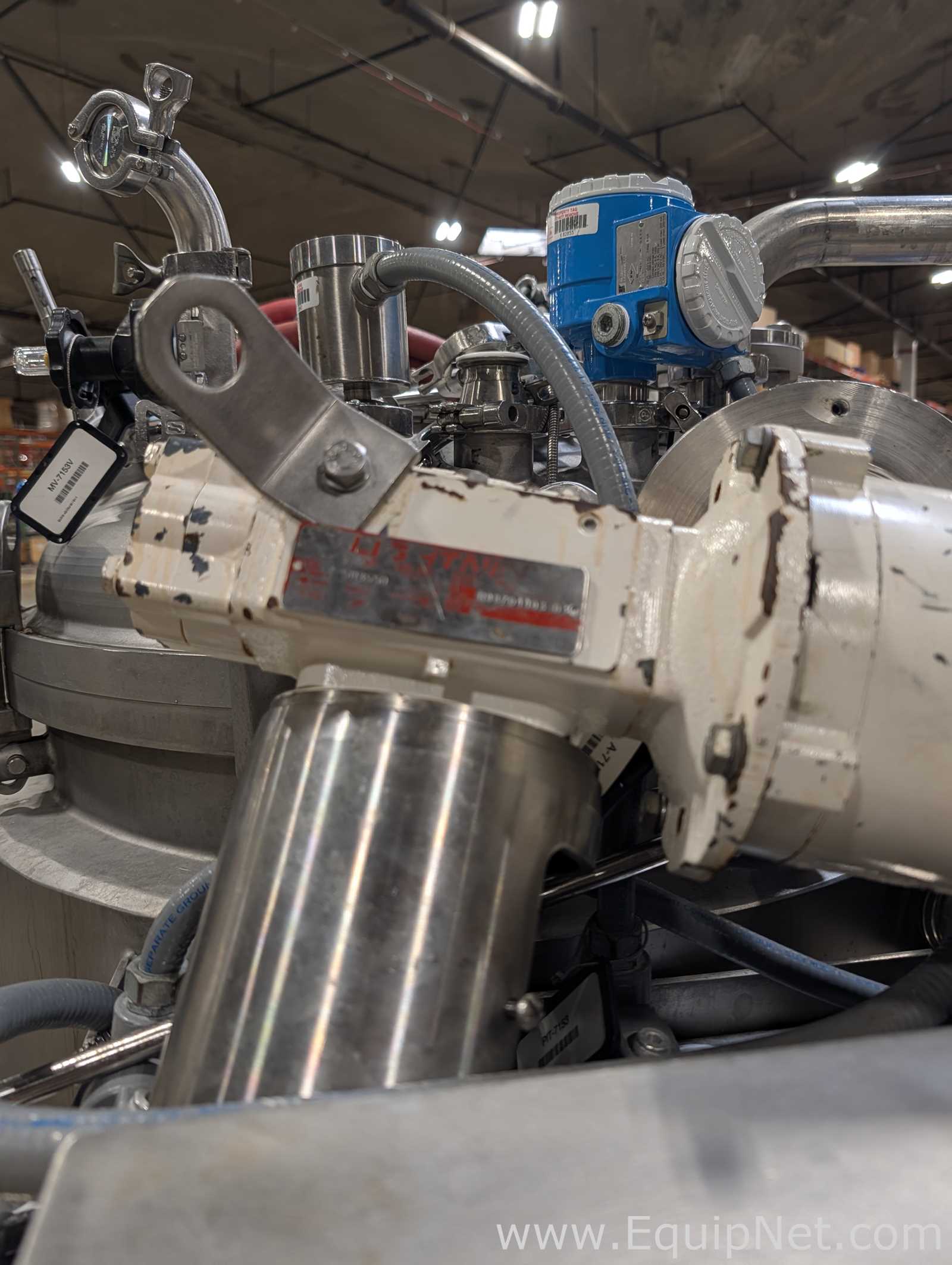 400 L Jacketed Stainless Steel Pressure Vessel