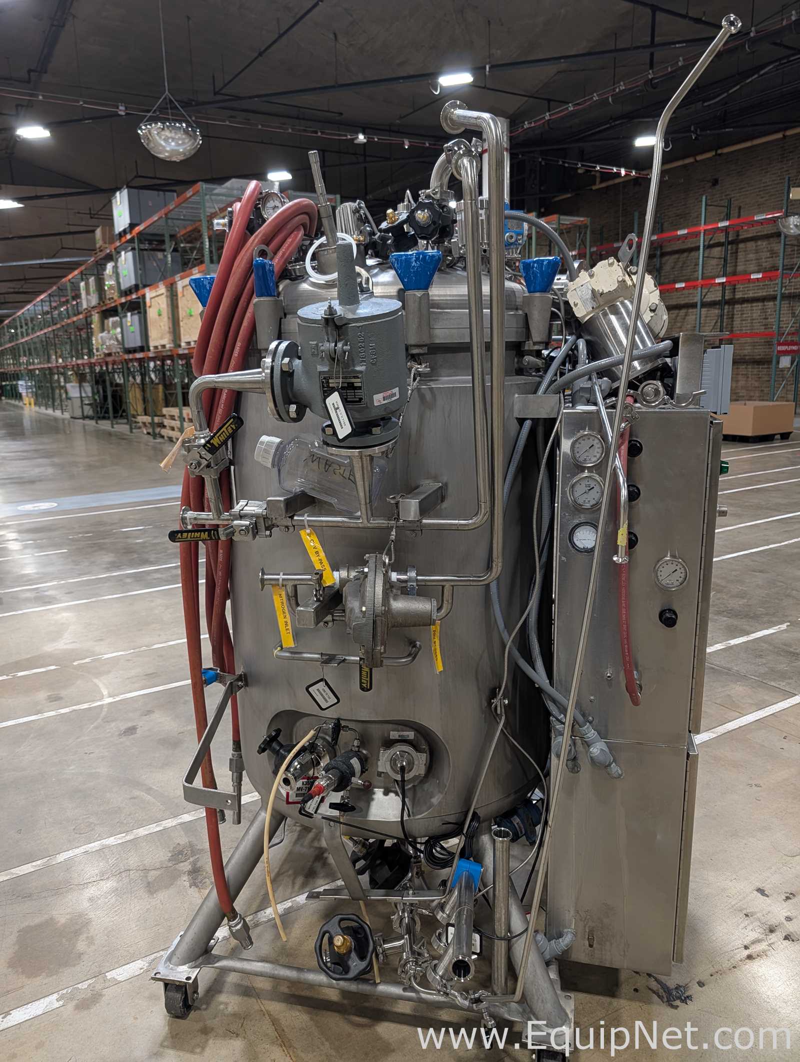 400 L Jacketed Stainless Steel Pressure Vessel