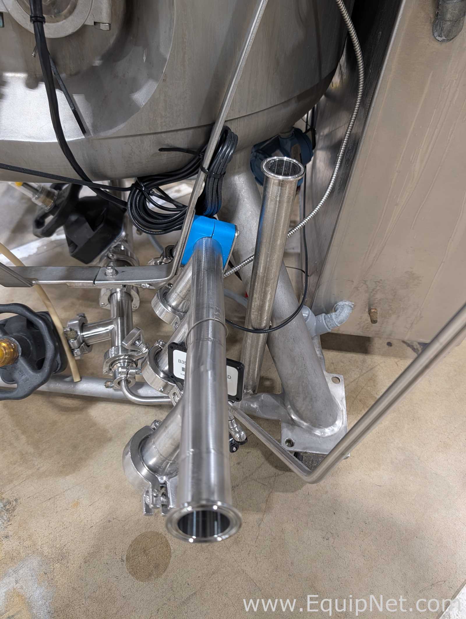 400 L Jacketed Stainless Steel Pressure Vessel