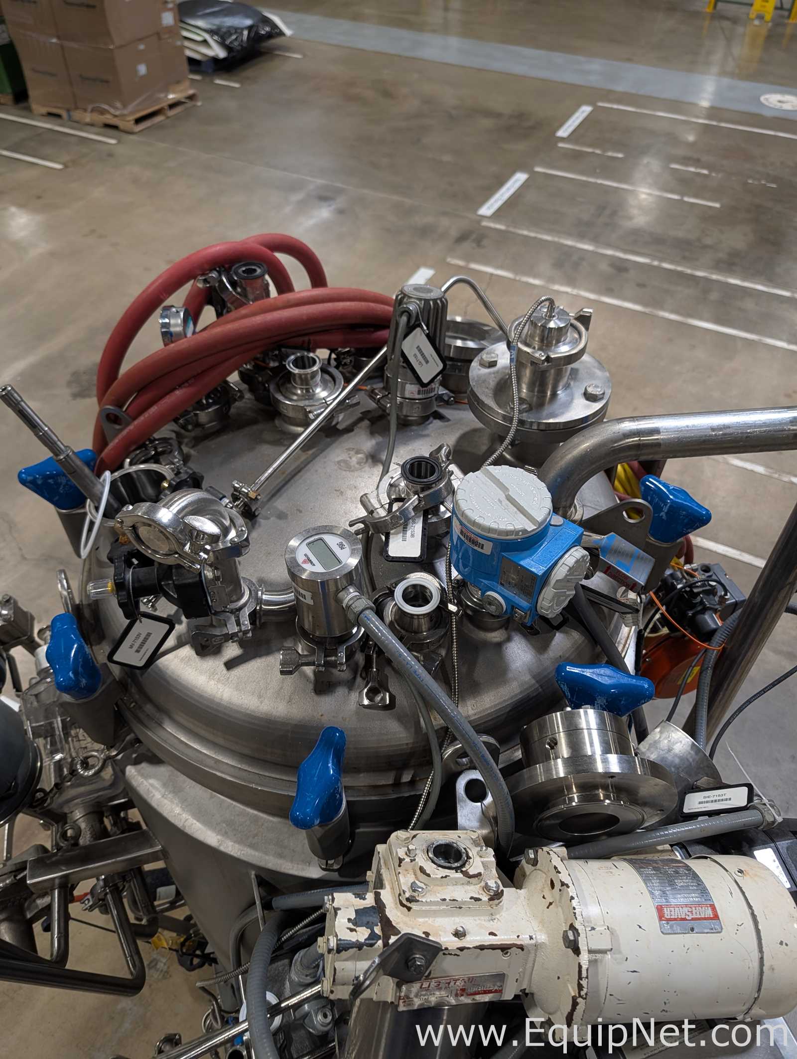 400 L Jacketed Stainless Steel Pressure Vessel
