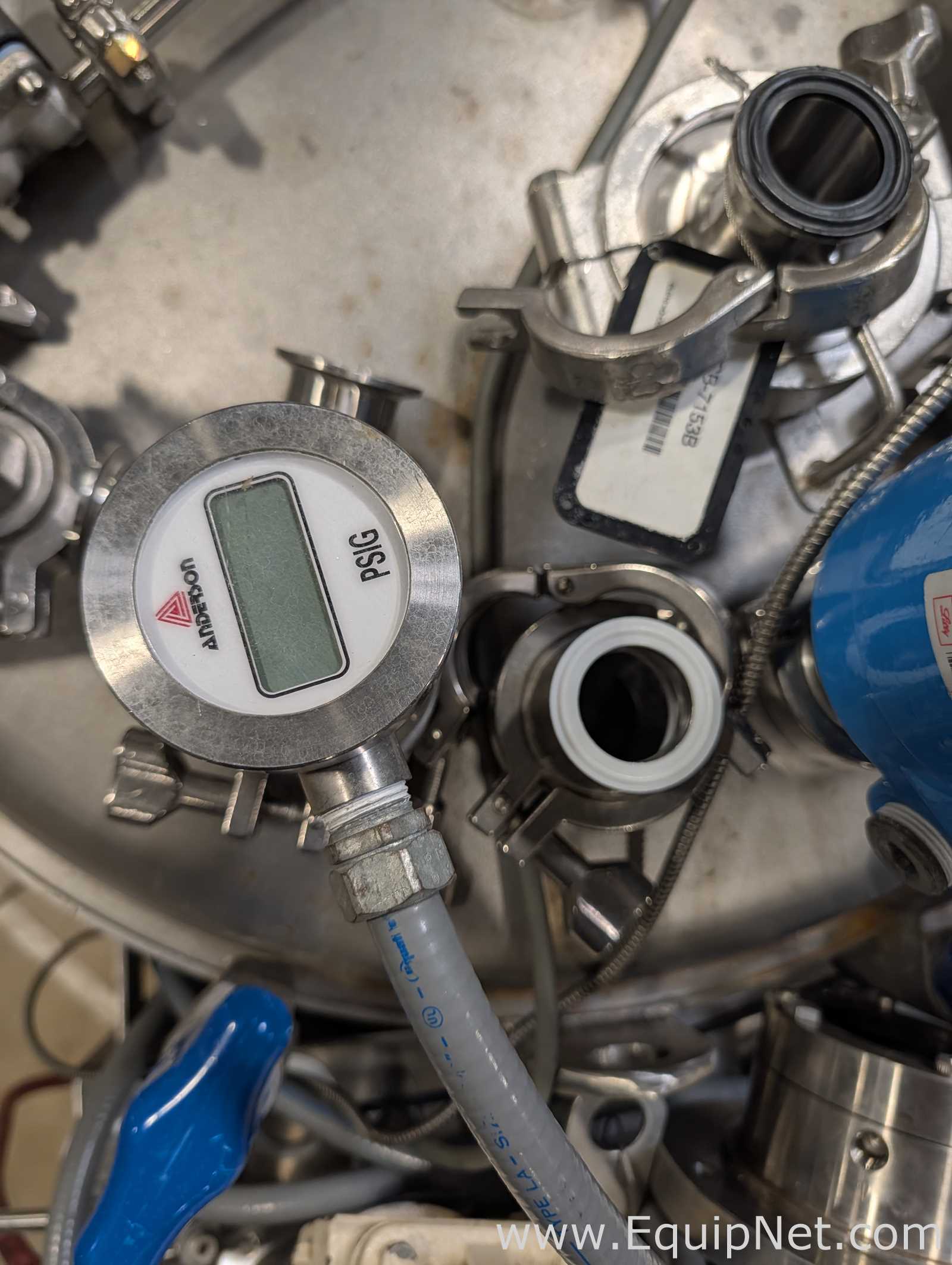 400 L Jacketed Stainless Steel Pressure Vessel