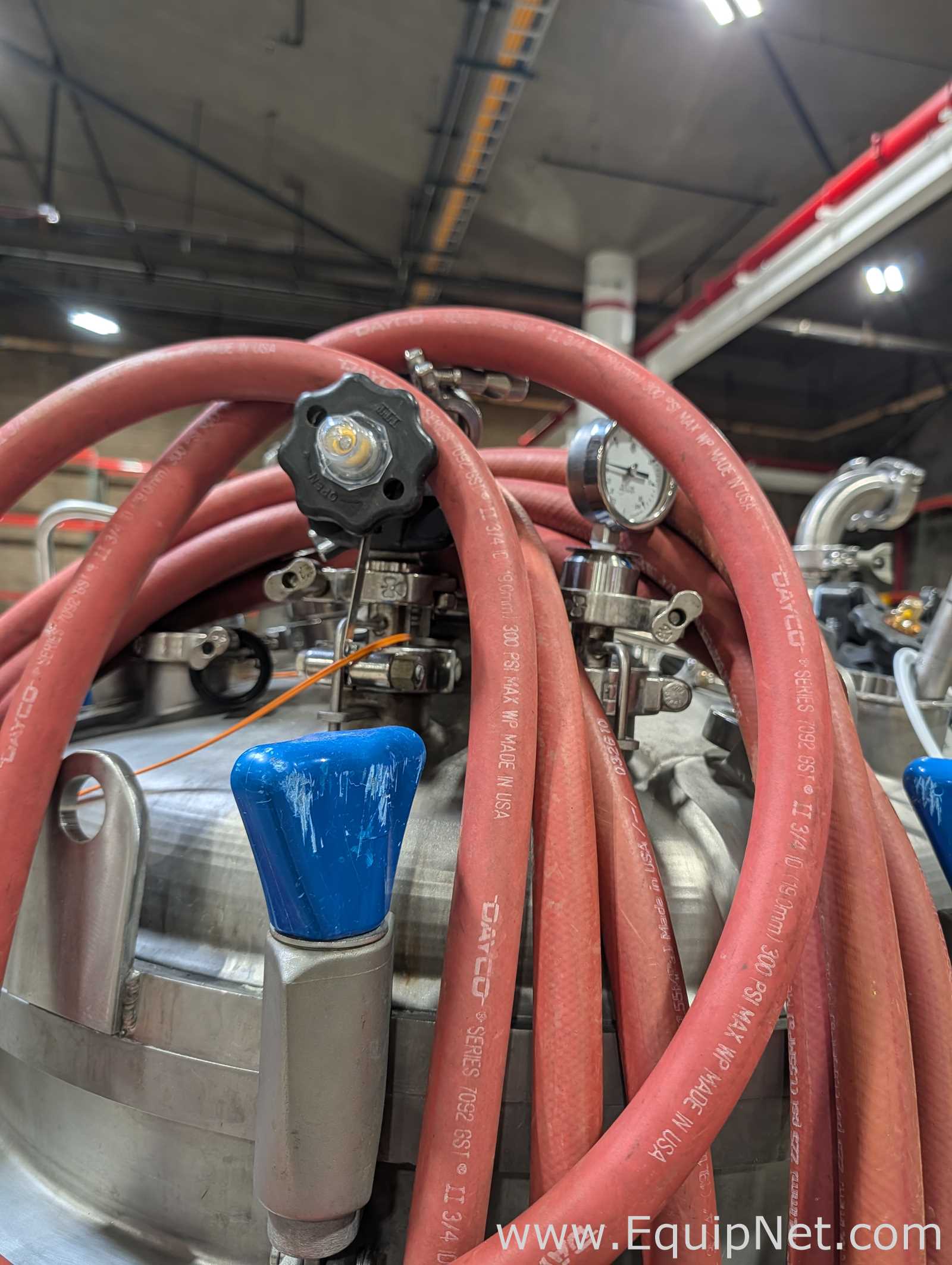 400 L Jacketed Stainless Steel Pressure Vessel