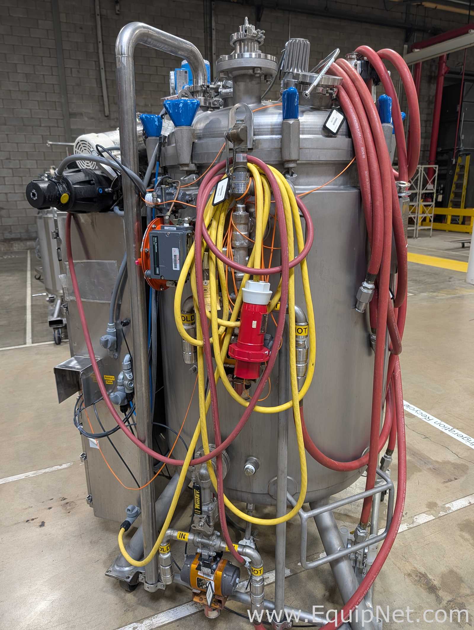 400 L Jacketed Stainless Steel Pressure Vessel