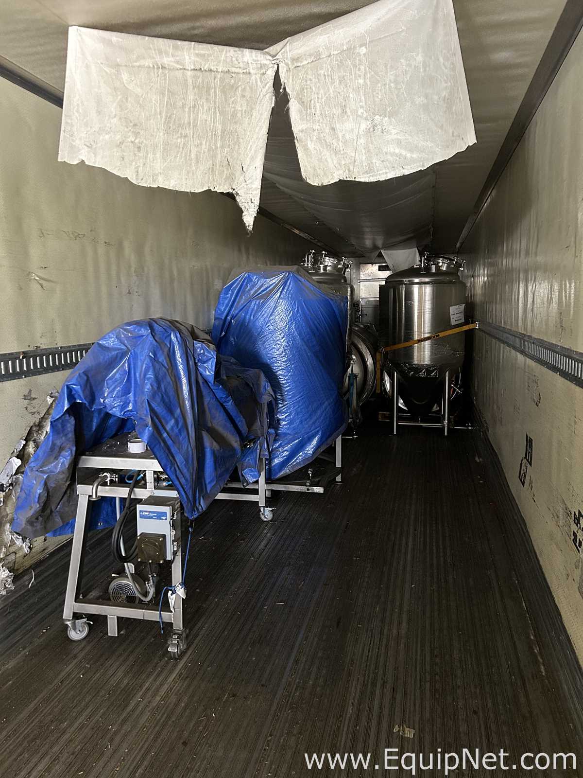 Equipamento de fabricação de cerveja e destilação Portland Kettle Works 5 BBL. Sem Uso
