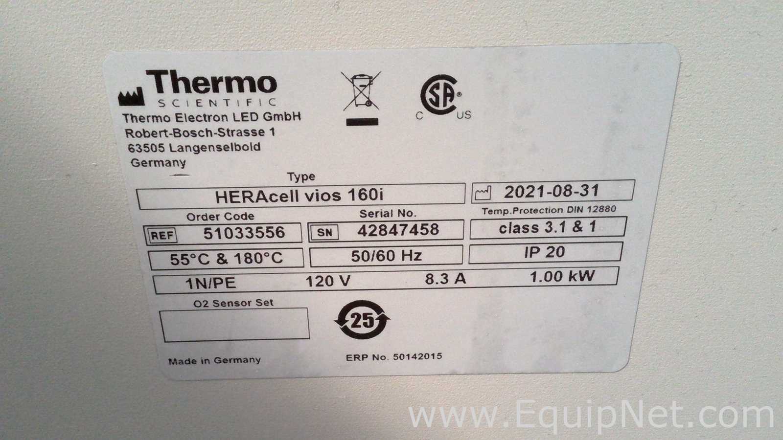 Inkubator Thermo Scientific HERAcell Vios 160i LK