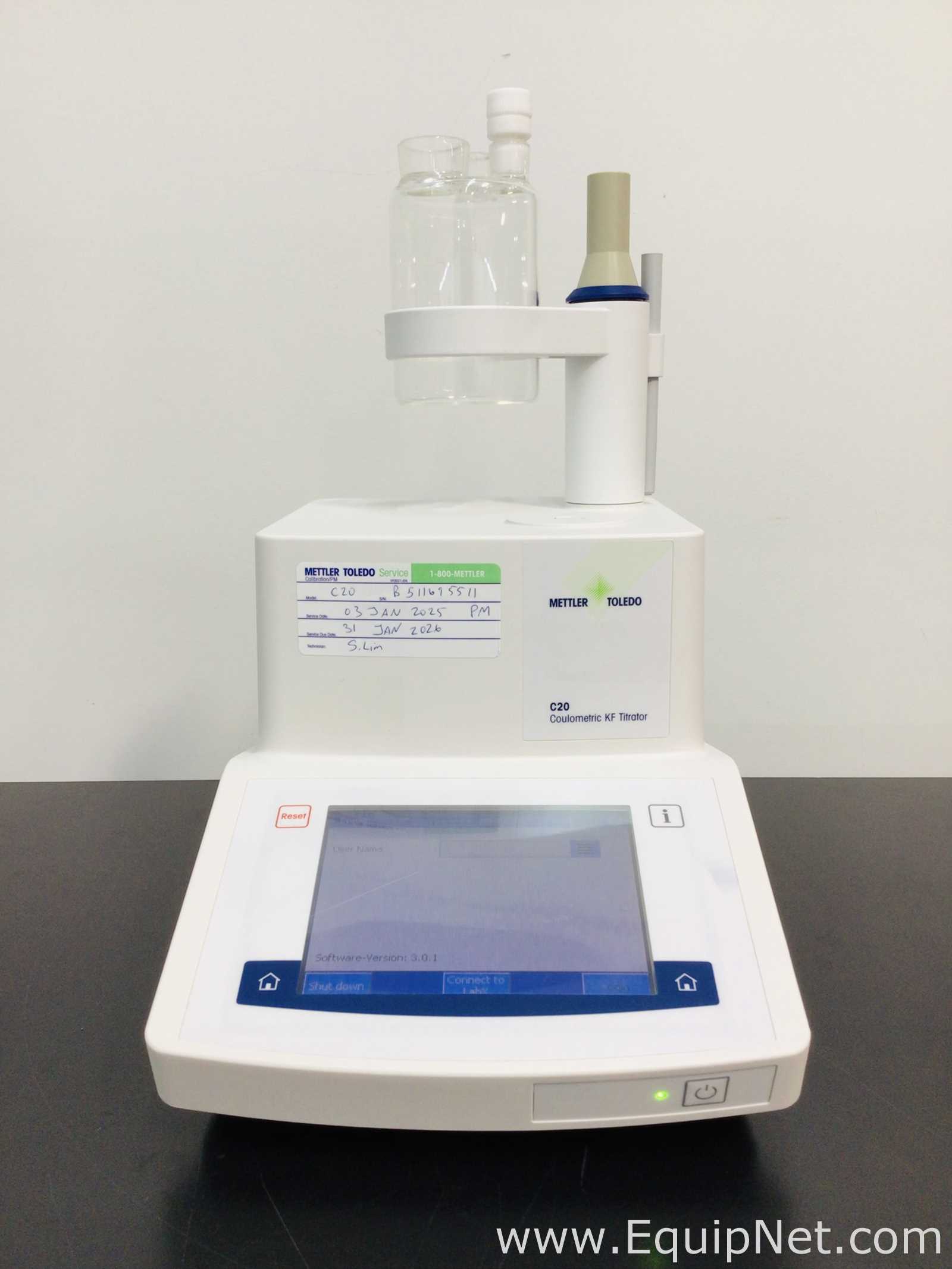 Mettler Toledo C20 Coulometric KF Titrator