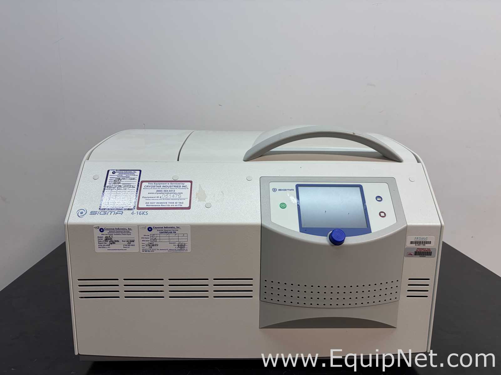 Sigma 10386 4-16KS Universal Refrigerated Benchtop Centrifuge