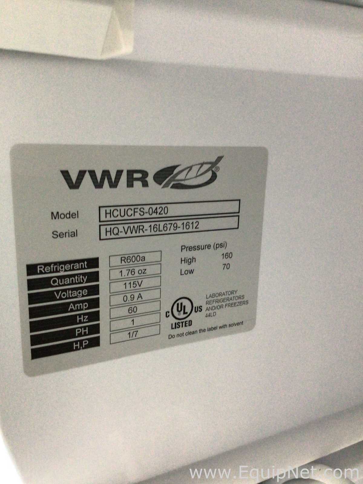 Lote de 2 Congelador VWR HCUCFS-0420