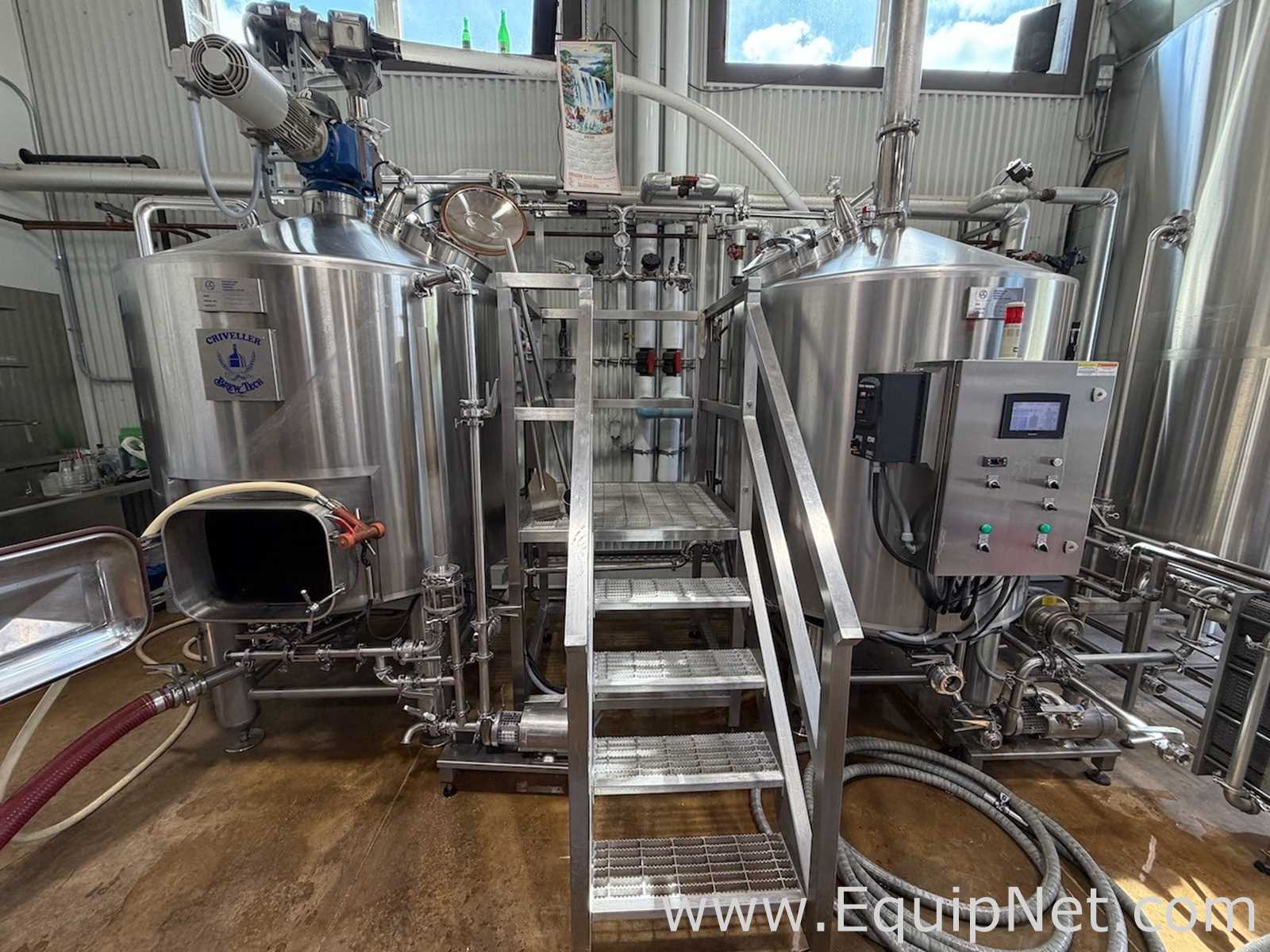 Equipo para elaboración y destilación de cerveza Criveller 10 BBL