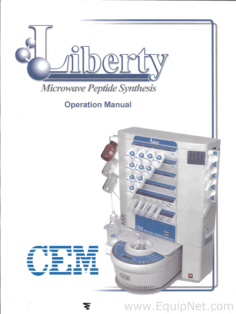 CEM Liberty 908505 Peptide Synthesizer