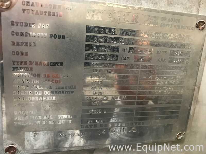 Tanque Various Requisitos de aire 17000 L