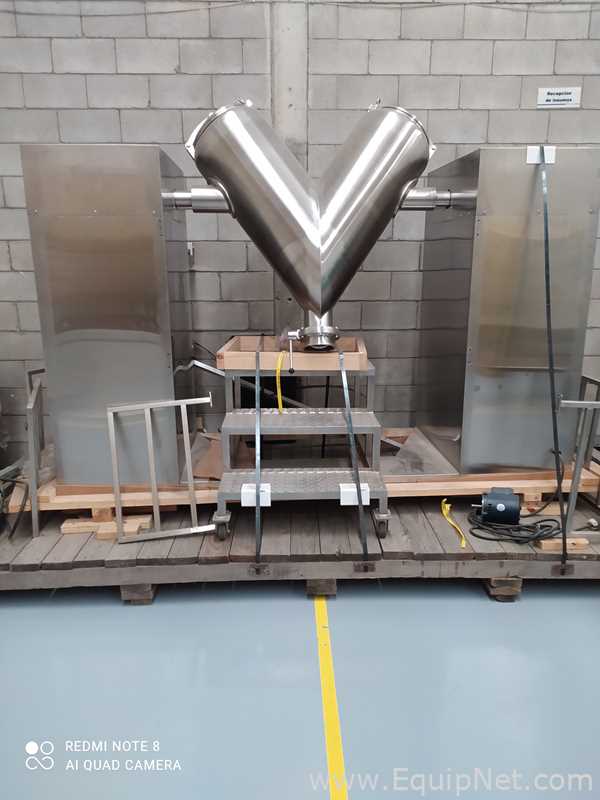 Mezclador Twin Shell Acero Inoxidable 60 Kilos