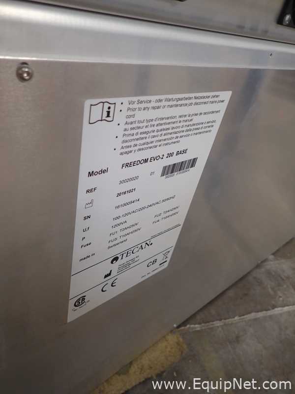 Tecan Freedom Evo-2 100 Base Liquid Handler with 96 MCA Head