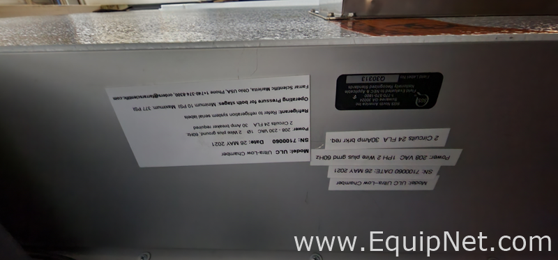 Refrigeradores Farrar Scientific ULC Ultra Low Chamber