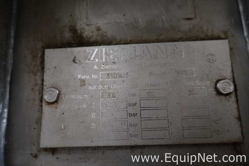 Tanque aço inox Ziemann GmbH 100 cuM