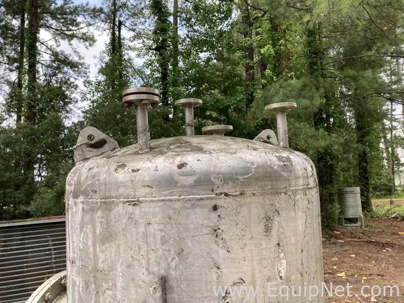 Equipromex Stainless Steel Approx. 200 Gallon Bleached Oil Tank