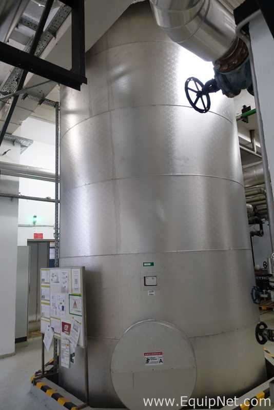 Sibro AK2 Akumulator 1000 HL - 852 bbl Tanque Vertical De Acero Inoxidable