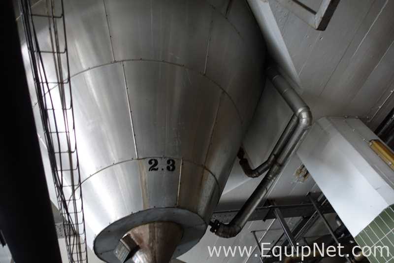 Jedinstvo Zagreb 3500 HL 2982 bbl Stainless Steel Cylindrical Jacketted Fermentation Tank