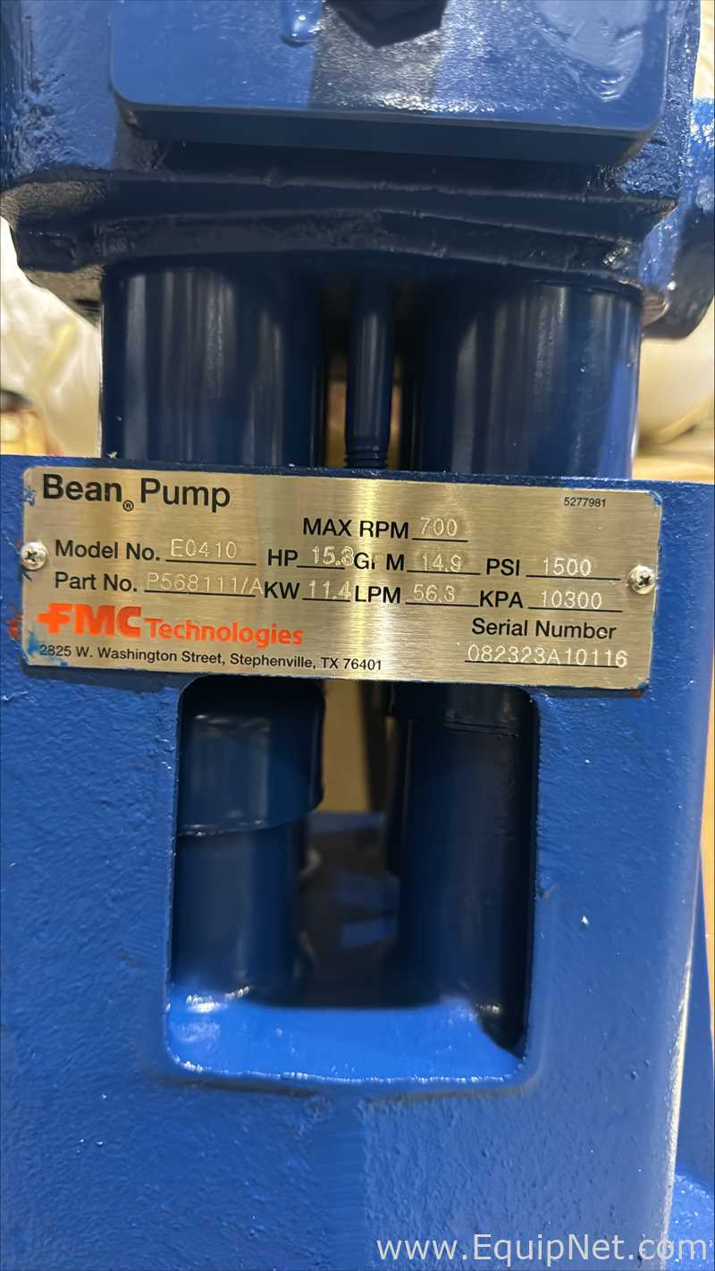Bomba De Pistón FMC Technologies E0410