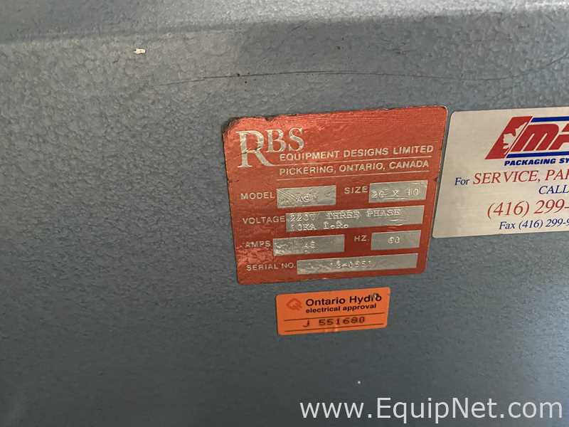 RBS Equipment ACT Heat Tunnel