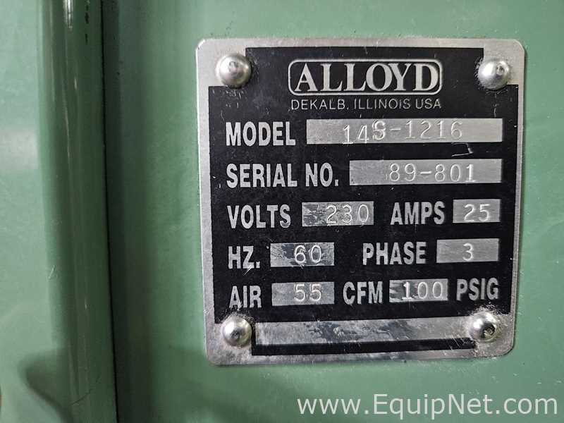 Alloyd 14S-1216 Blister Sealer