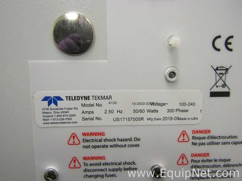 Cromatógrafo a Gás Teledyne Tekmar Aquatek 100, Lumin Cond.