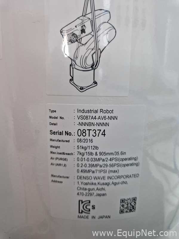 Robótica Denso VS087A4-AV6-NNN