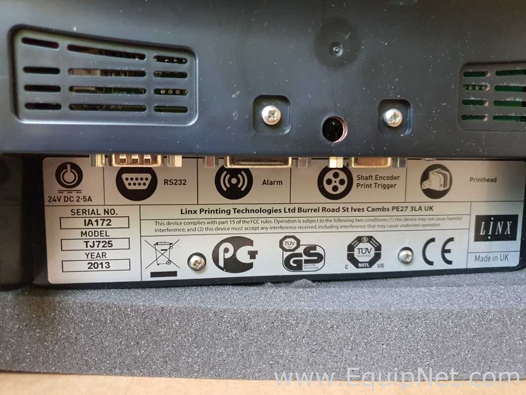 Lot of 3 Unused Linx TJ725 Thermal Inkjet Printer