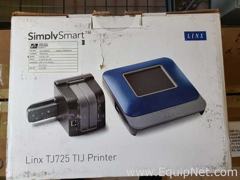 Lot of 3 Unused Linx TJ725 Thermal Inkjet Printer