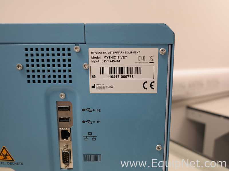 Orphee Mythic 18Vet Hematology Analyzer
