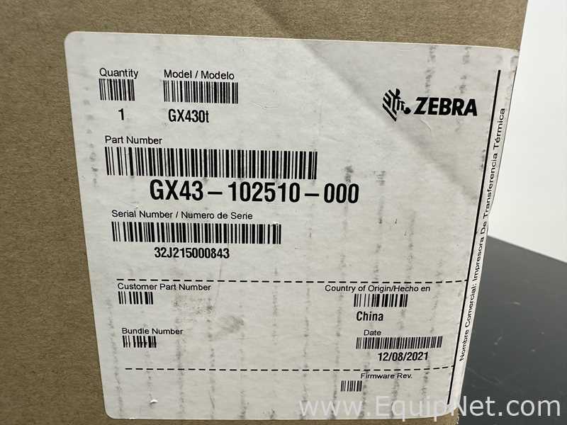 Impresora Zebra Technologies GX430T