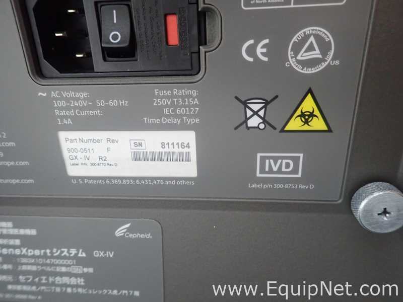 Lote de 5 PCR y Termociclador Cepheid GeneXpert