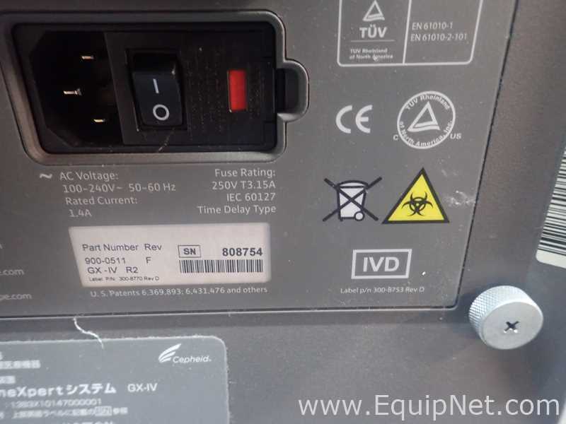 lote de  5 PCR e Termociclador Cepheid GeneXpert