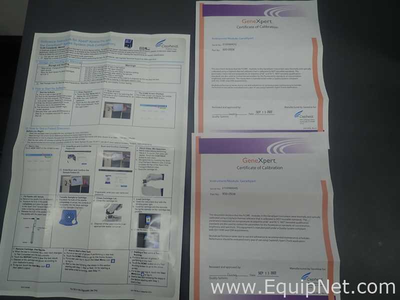Lote de 5 PCR y Termociclador Cepheid GeneXpert