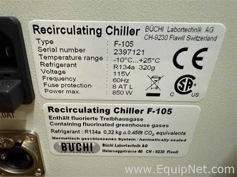 Buchi F-105 Recirculating Chiller