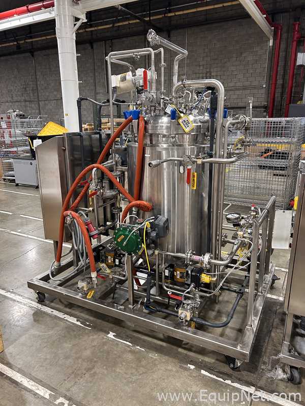 BMWC Process Fabrication RIO Skid with 400 Liter Stainless Steel Jacketed Tank