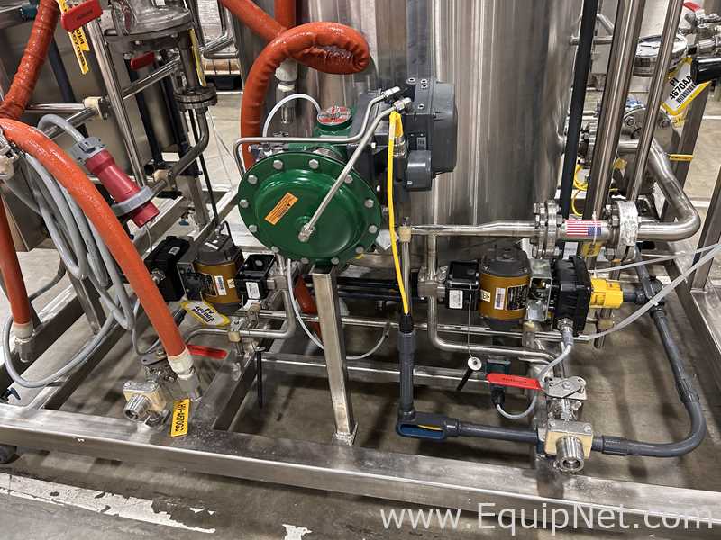 BMWC Process Fabrication RIO Skid with 400 Liter Stainless Steel Jacketed Tank