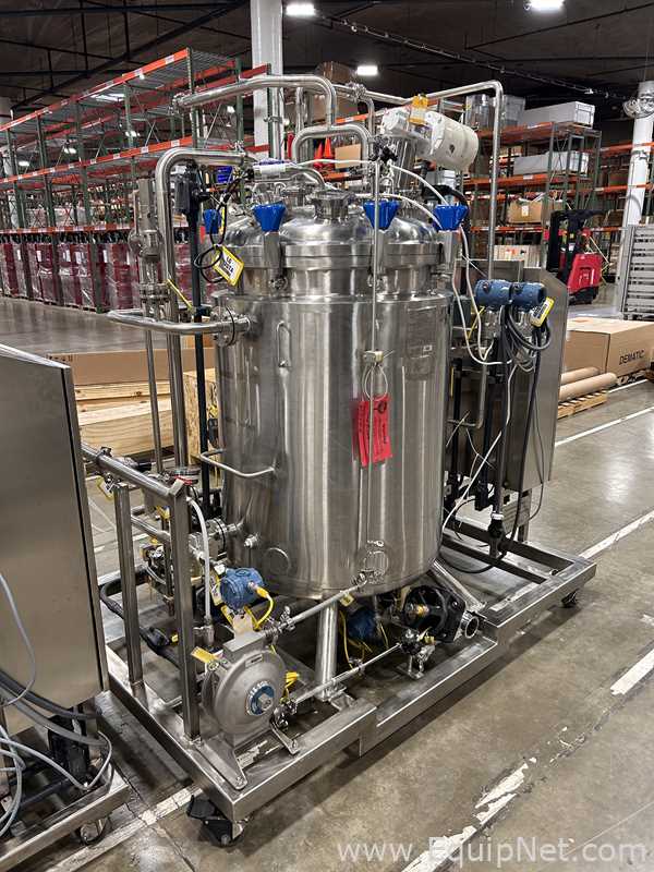 BMWC Process Fabrication RIO Skid with 400 Liter Stainless Steel Jacketed Tank