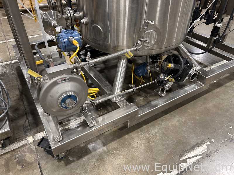 BMWC Process Fabrication RIO Skid with 400 Liter Stainless Steel Jacketed Tank